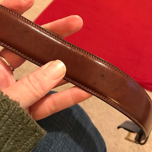 Trafalgar Brown Leather Belt - Picture 9 of 9